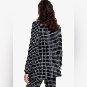 Joe Fresh Black and White Tweed Blazer